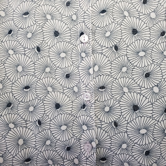 Blue Patterned Button Down - Picture 6 of 8